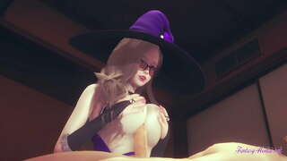 Genshin ಪರಿಣಾಮ ಹೆನ್ಟೈ ಅನಿಮೇಶನ್ - ನಿಲುವನ್ನು ಲಿಸಾ ತೊಟ್ಟಿನಾಟ ಬಾಯಿಯಿಂದ ಜುಂಬು ಹಾರ್ಡ್ ಕೋರ್