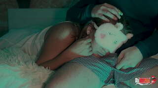 أستيقظ و خطوتي الأم من غفوتها و نائب الرئيس في فمها! 4k